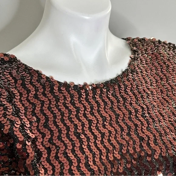 Glenrob vintage 1980s sequin party dress size 9/10 - Picture 5 of 9